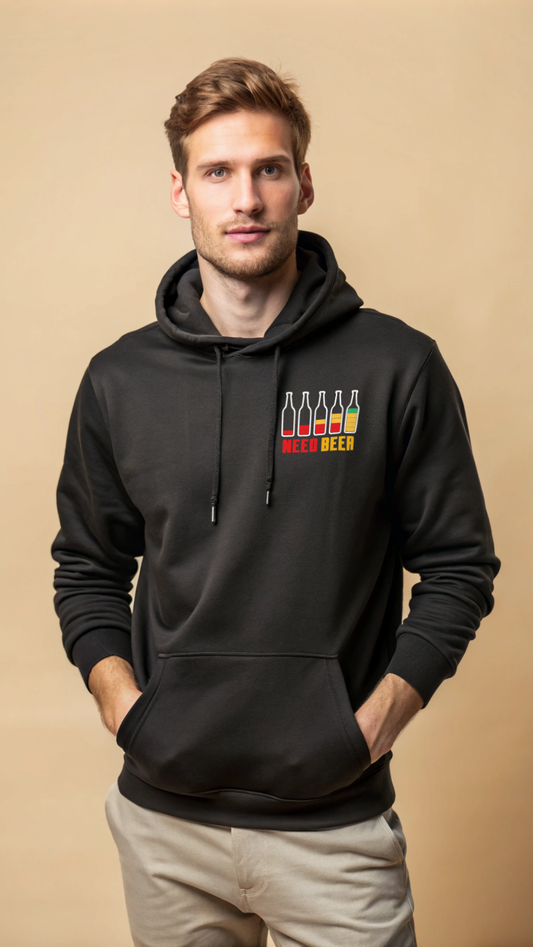 Hoodie "Need Beer" Herren