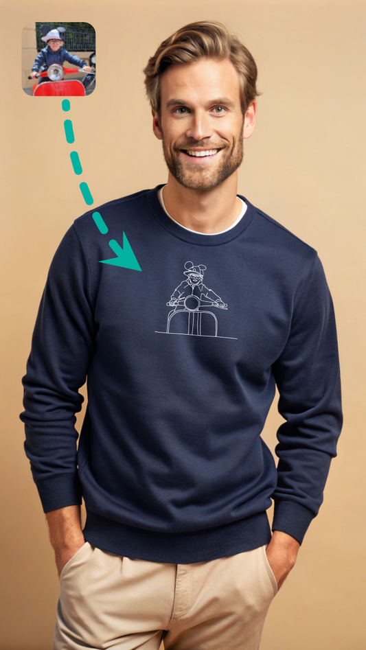 Sweatshirt Lineart Herren
